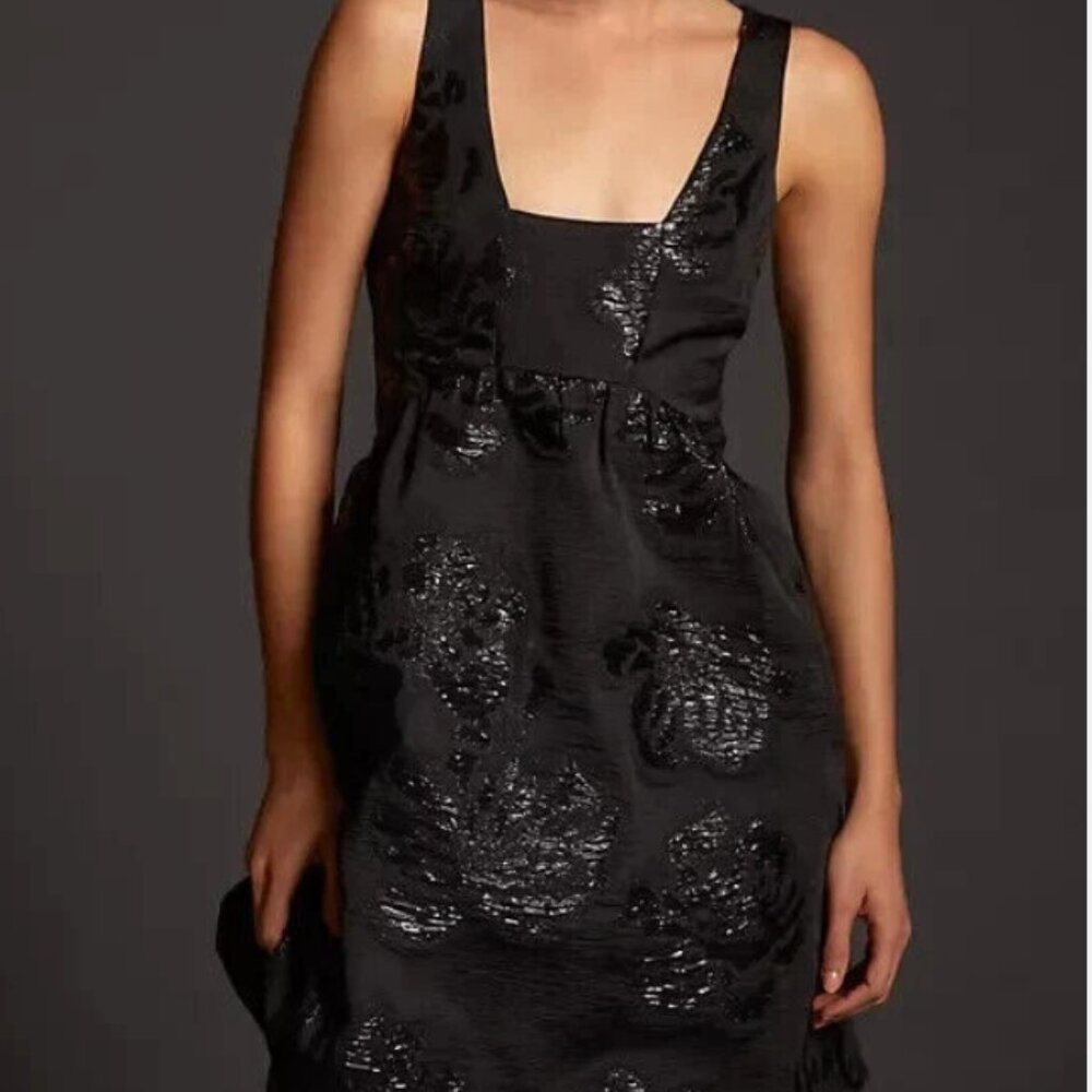 NWT Anthropologie Maeve sz 10 Jacquard Mini Dress Cocktail